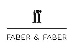 White tile with the words Faber & Faber written in black below the company's logo.