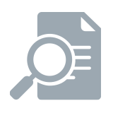Grey tile with binoculars and white paper.