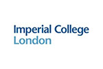 White tile with the words 'Imperial College London' written in blue.